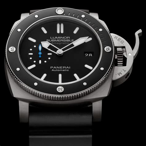 panerai submersible amagnetic black|Panerai luminor submersible 1950.